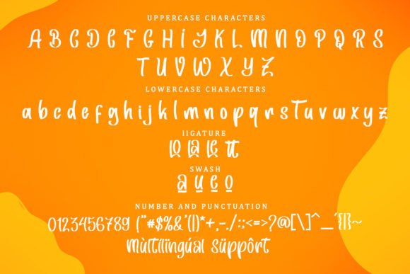 Juice Love Font PNG with transparent background - Preview 6
