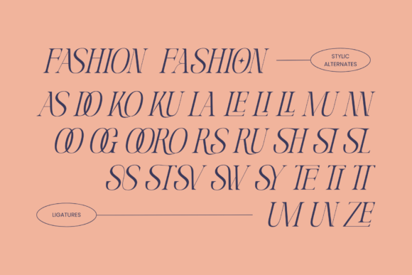 Quirky Fashion Font PNG with transparent background - Preview 6