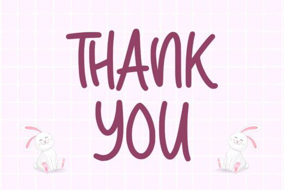 Rabit Style Font PNG with transparent background - Preview 6