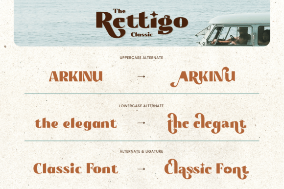 Rettigo Font PNG with transparent background - Preview 2