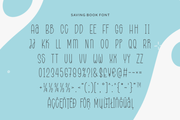 Saving Book Font PNG with transparent background - Preview 3