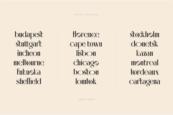Ao Astoria Font - Preview 5