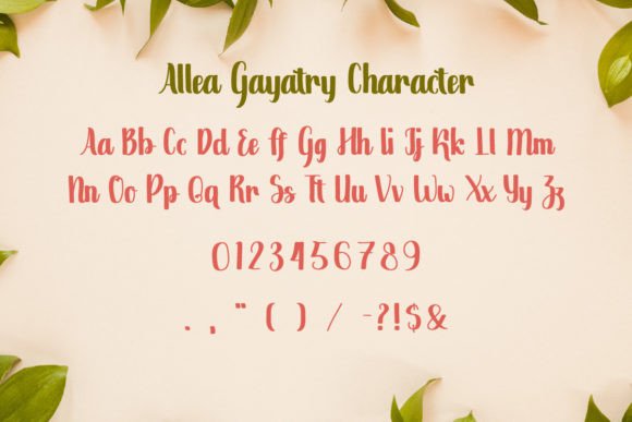 Allea Gayatry Font - Preview 6