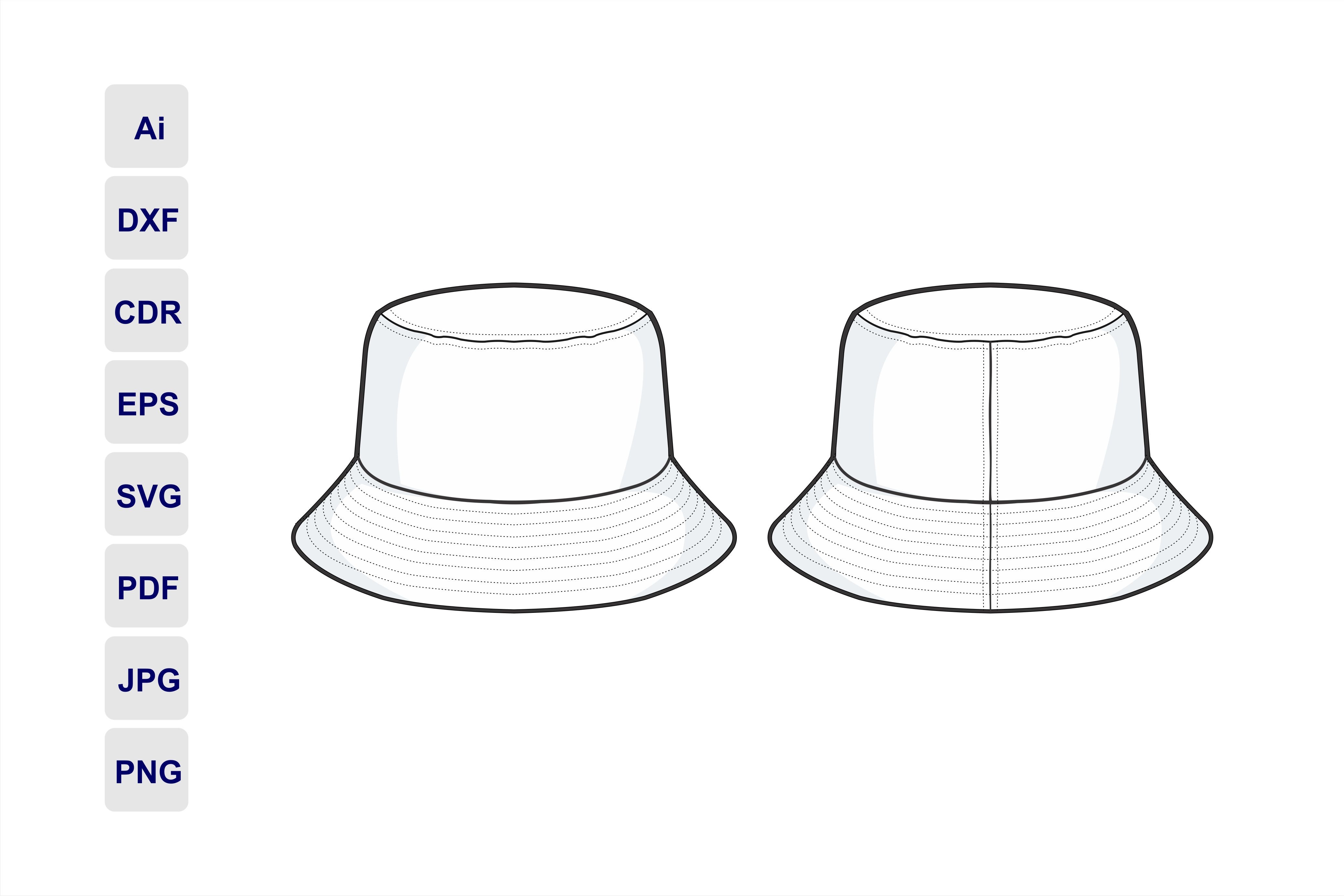Bucket Hat Technical Fashion Gráfico por aivenstudio · Creative