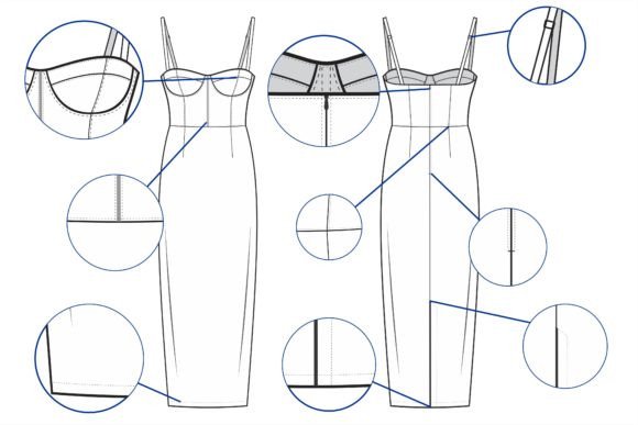 bodycon dress sketch Bodycon Dress Stock Illustrations 211 Bodycon Dress Stock Illustrations, Vectors & Clipart