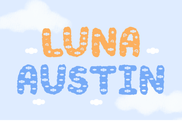 Cloudy Font - Preview 2