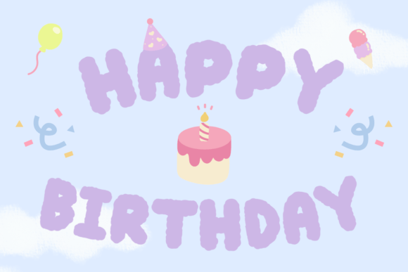 Cloudy Font - Preview 6