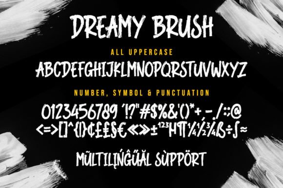 Dreamy Brush Font - Preview 5