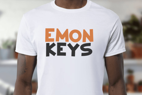 Emonkeys Font PNG with transparent background - Preview 2