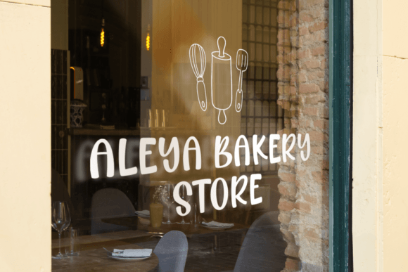 Magic Kitchen Font PNG with transparent background - Preview 2