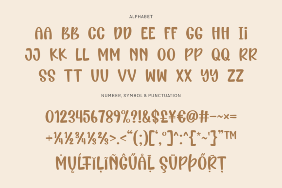 Magic Kitchen Font PNG with transparent background - Preview 4