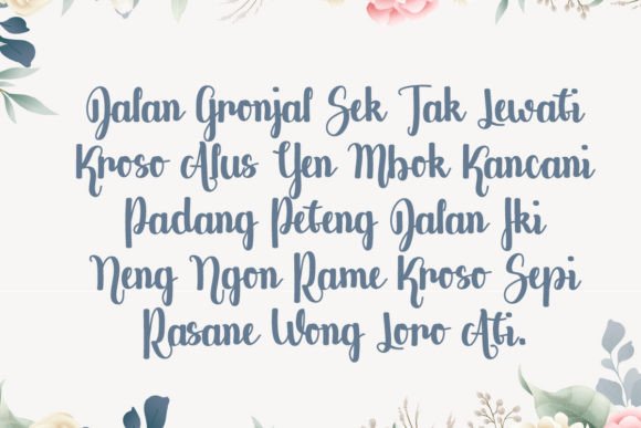 Pratiwi Font PNG with transparent background - Preview 3