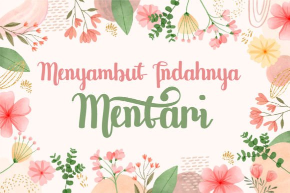 Pratiwi Font PNG with transparent background - Preview 4