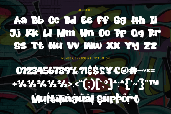 Rebellion Squad Font PNG with transparent background - Preview 4