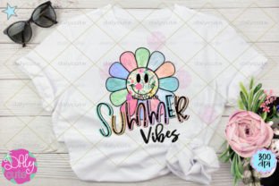 Summer Vibes Retro Daisy Flower PNG Graphic by WinnieArtDesign ...