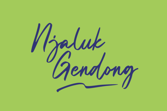 Bareng Story Font PNG with transparent background - Preview 1