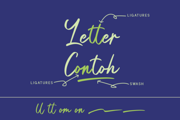 Bareng Story Font PNG with transparent background - Preview 2