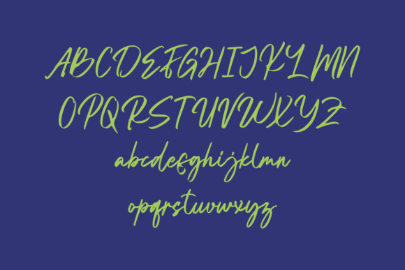 Bareng Story Font PNG with transparent background - Preview 4
