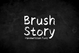 Brush Stroke Font by SiapGraph · Creative Fabrica font preview