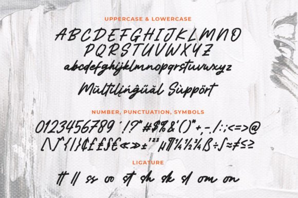 Brushstroke Font - Preview 5