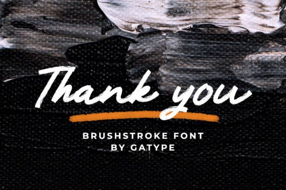 Brushstroke Font - Preview 6