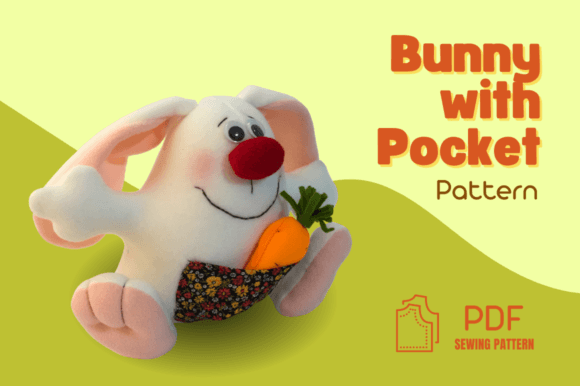 Bunny with Pocket Sewing Pattern