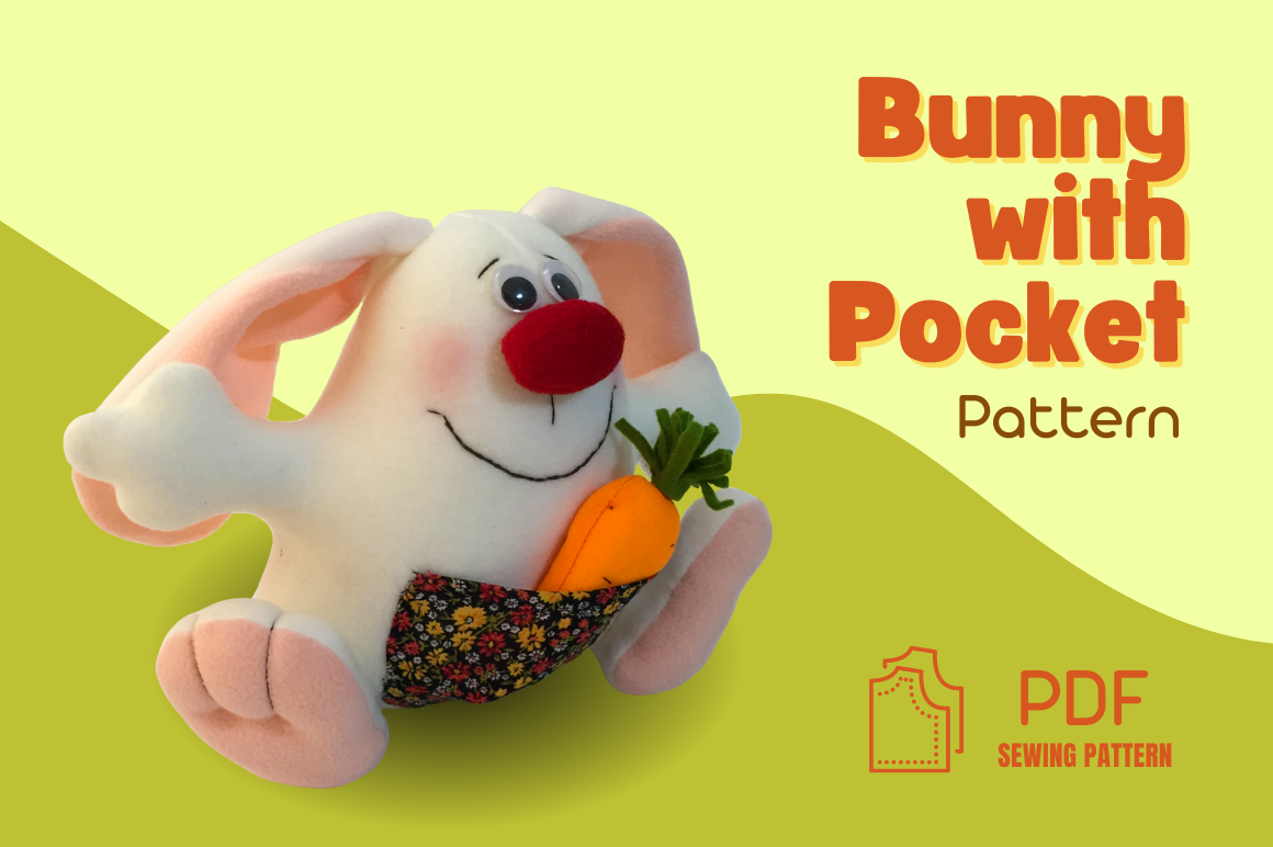 Bunny with Pocket Sewing Pattern