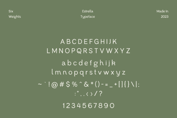 Estrella Font - Preview 1