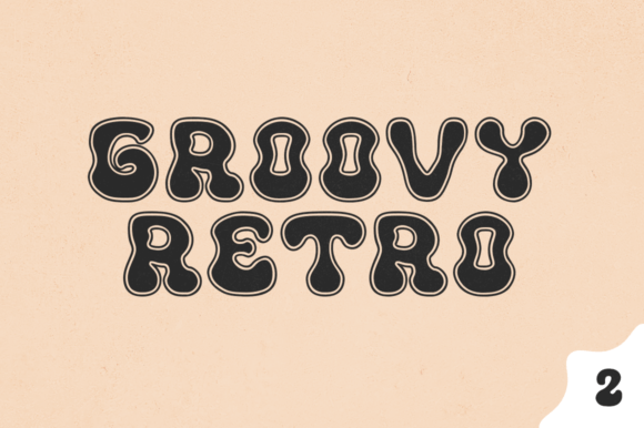 Groovy Retro Font - Preview 1