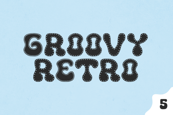 Groovy Retro Font - Preview 4