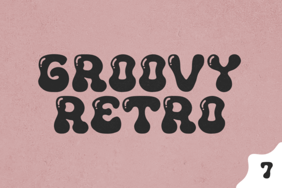 Groovy Retro Font - Preview 6