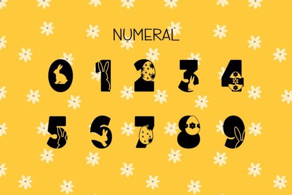 Happy Easter Egg Font - Preview 5