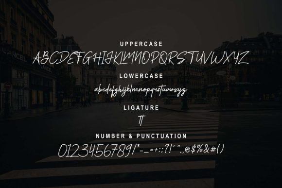 Kertosono Font font preview - 3