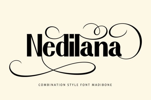 Madibone Font PNG with transparent background - Preview 3