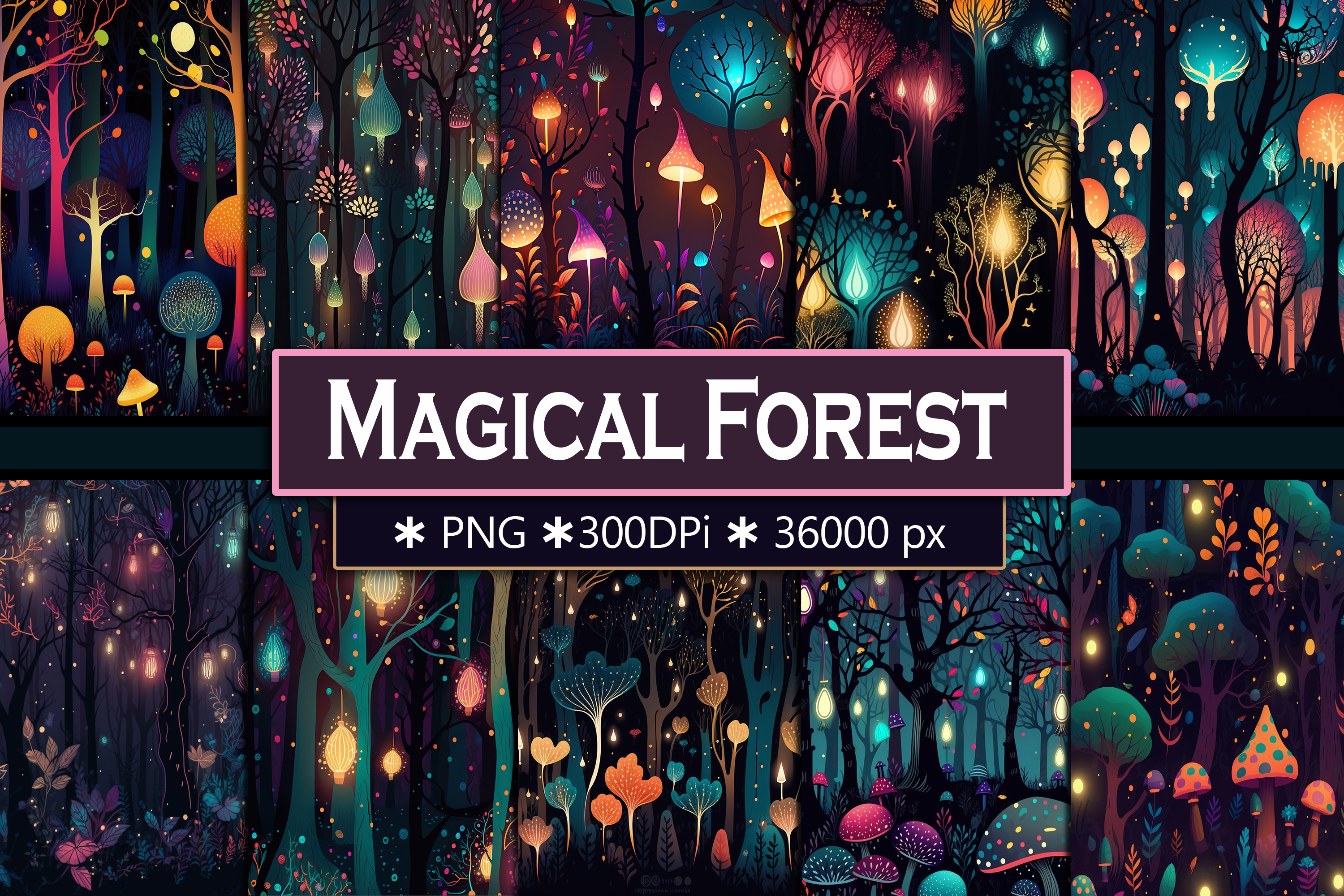 Magical Forest Graphic by Pro Designer Team · Creative Fabrica