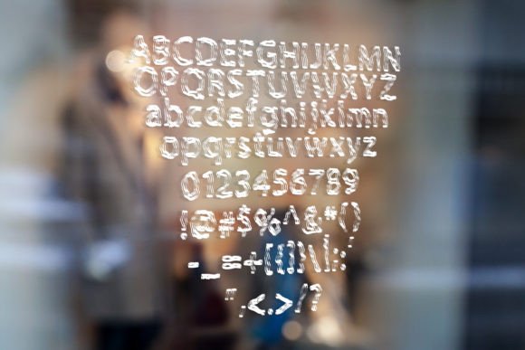 Ngeblur Font PNG with transparent background - Preview 3