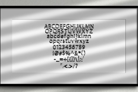 Ngeblur Font PNG with transparent background - Preview 4
