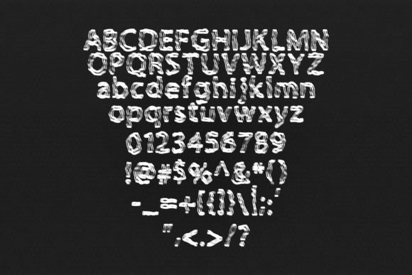 Ngeblur Font PNG with transparent background - Preview 5