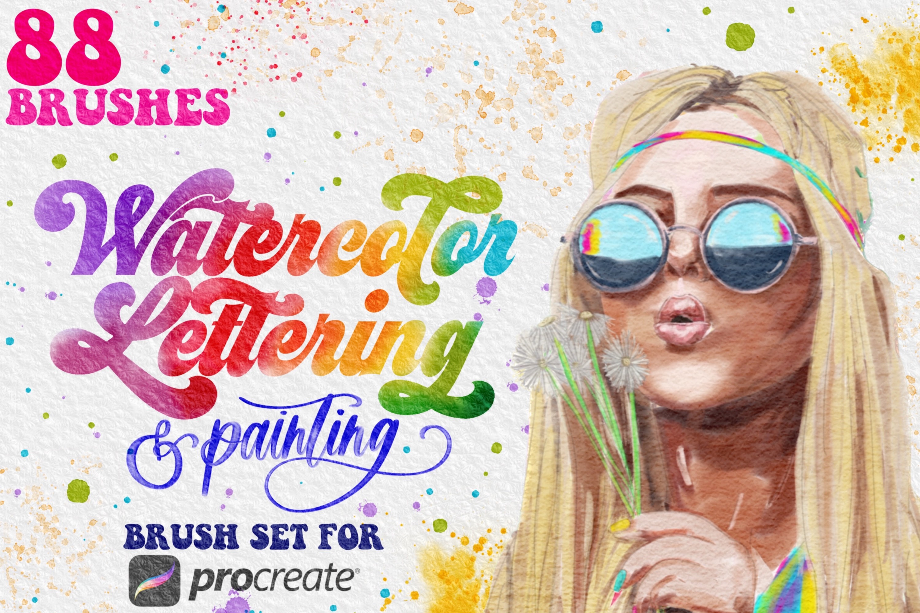 Realistic Watercolor Procreate Brushes - photo 1