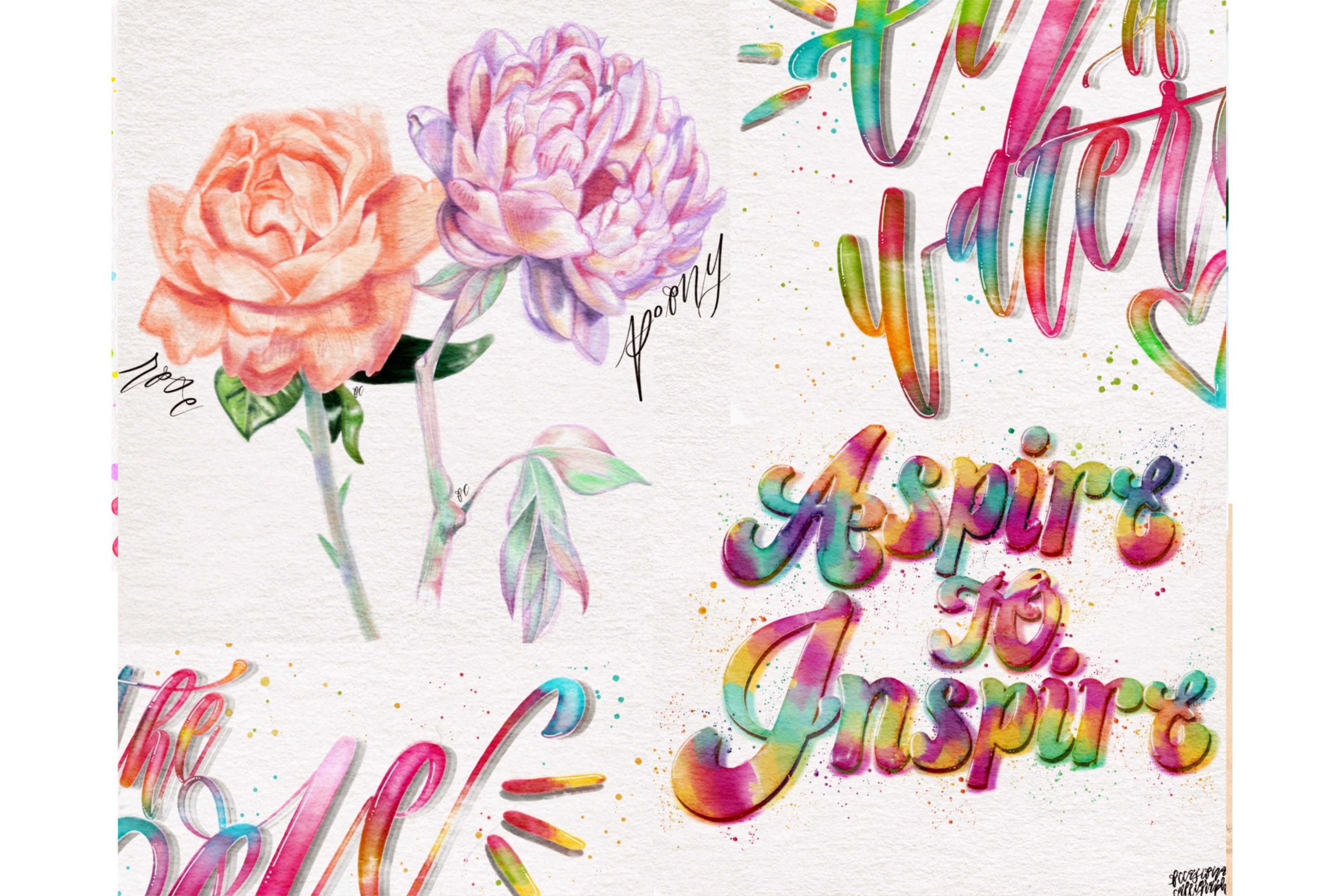 Realistic Watercolor Procreate Brushes - photo 8