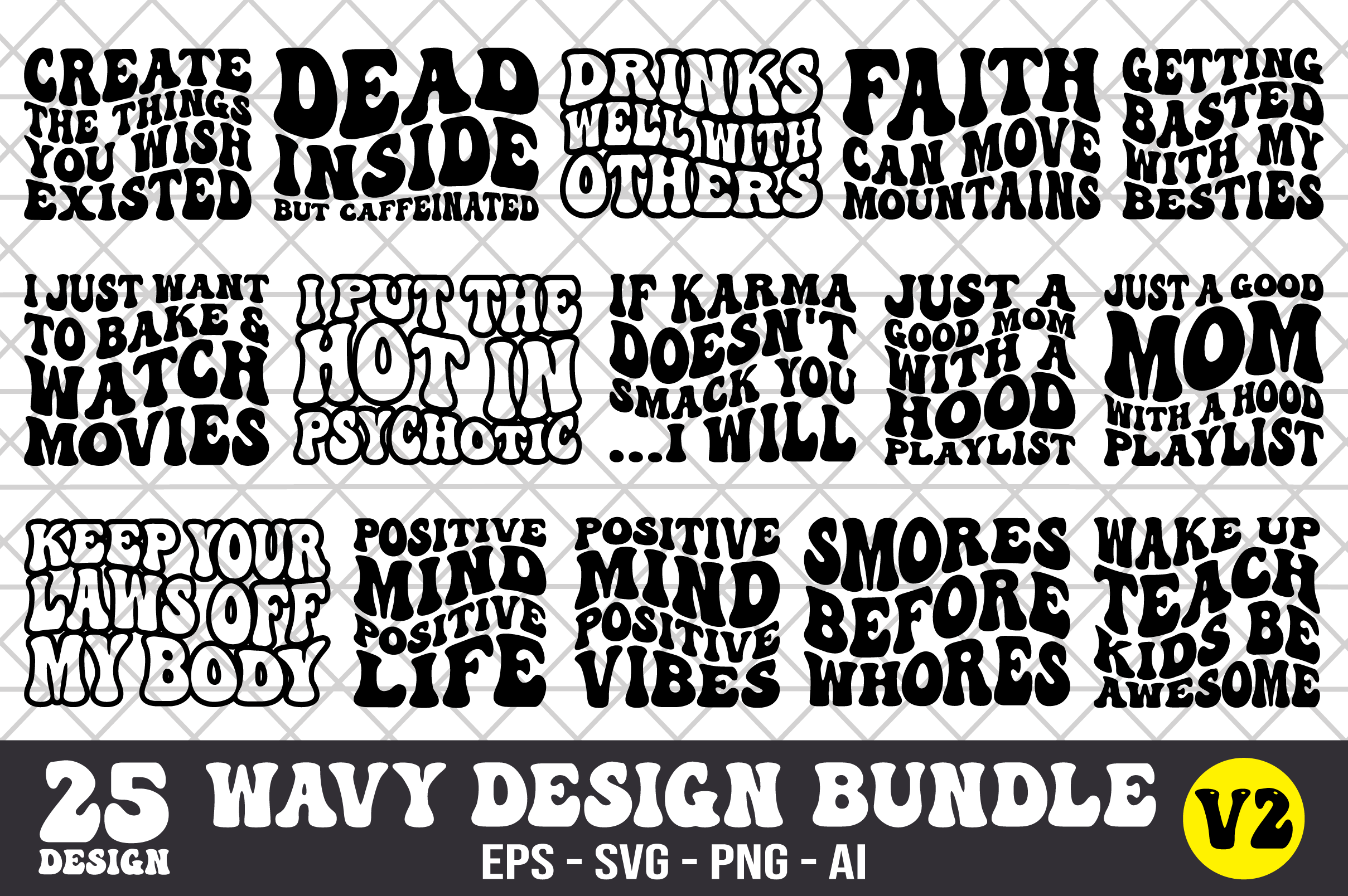 Retro Design Bundle SVG V2 Graphic by Craftking · Creative Fabrica