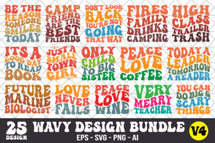 Retro Design Bundle SVG V4 Graphic by Craftking · Creative Fabrica