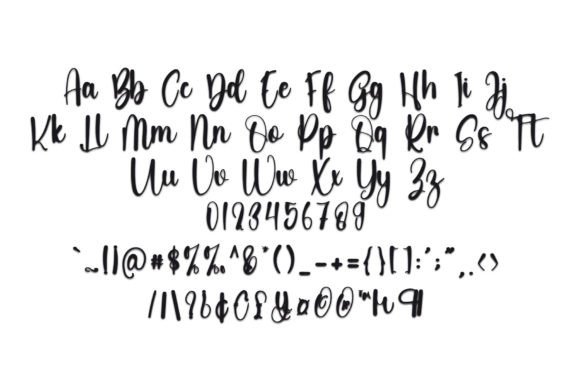 Smile Together Font PNG with transparent background - Preview 3