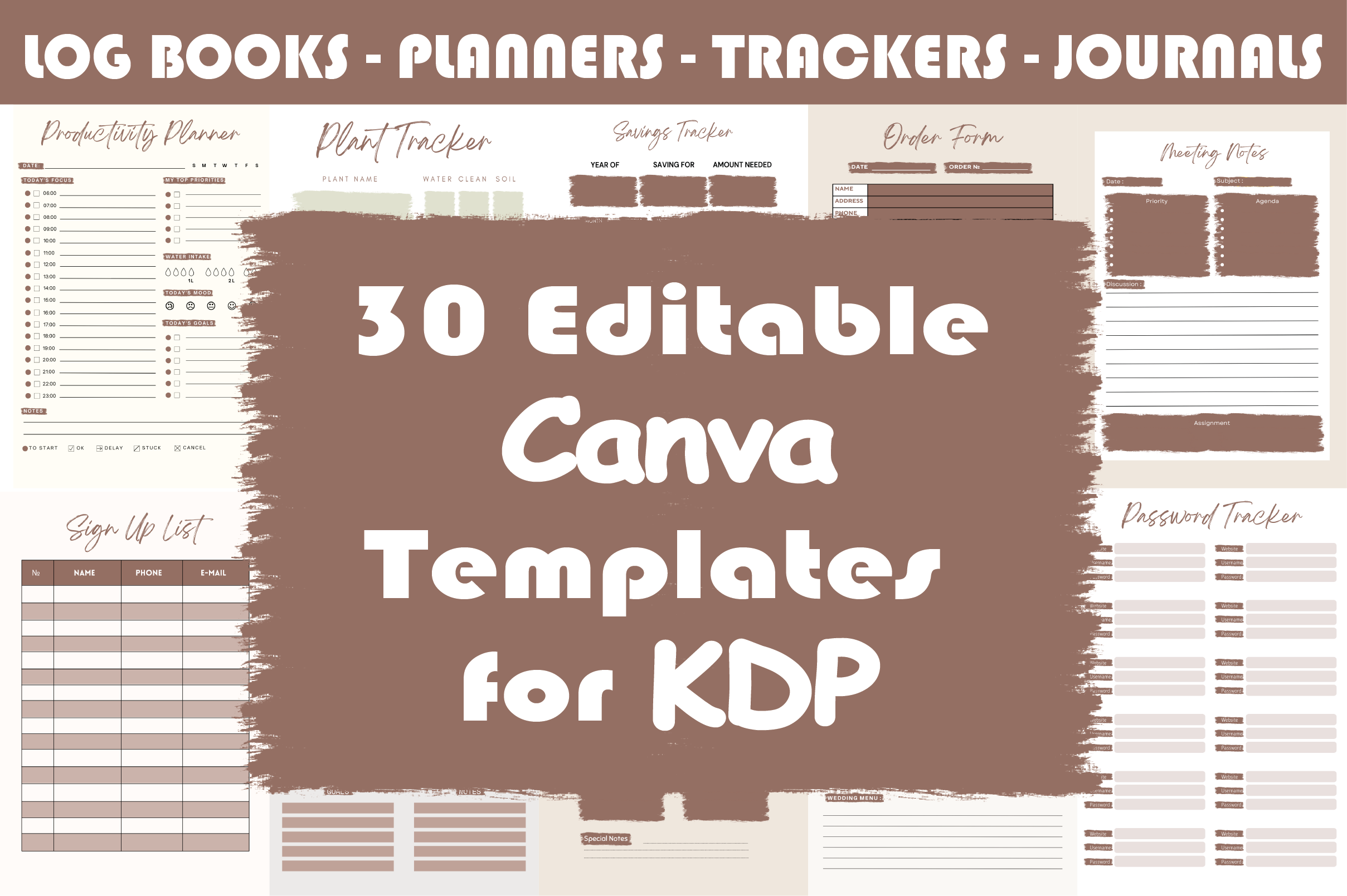 30 Editable Canva Templates for KDP Graphic by BAM DESIGNS · Creative ...