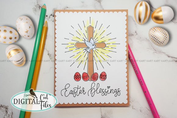 Christian Easter Card Svg Cricut Graphics