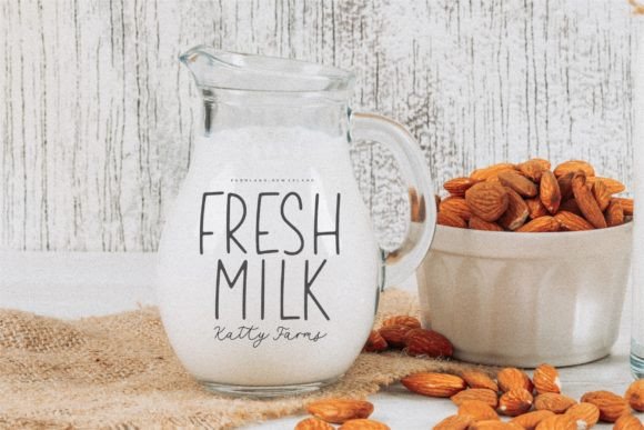 Creamy Bubble Font PNG with transparent background - Preview 1