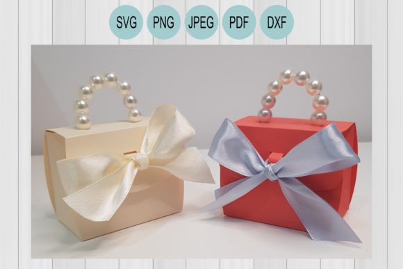 Cutie Mary Purse Box Template Vormen 3D-SVG-craft Door Paper Chic by Andreina