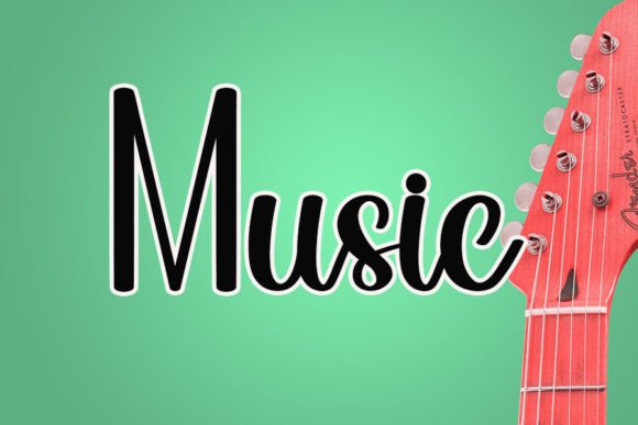 Guitar Font - Preview 1