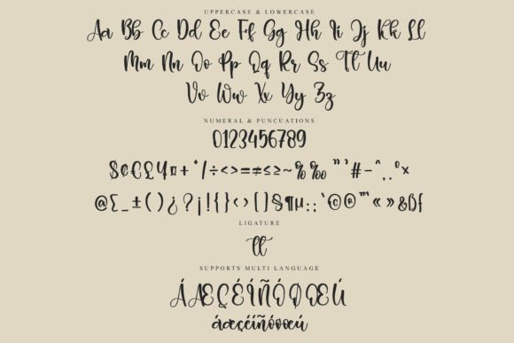 Kasty Font PNG with transparent background - Preview 5