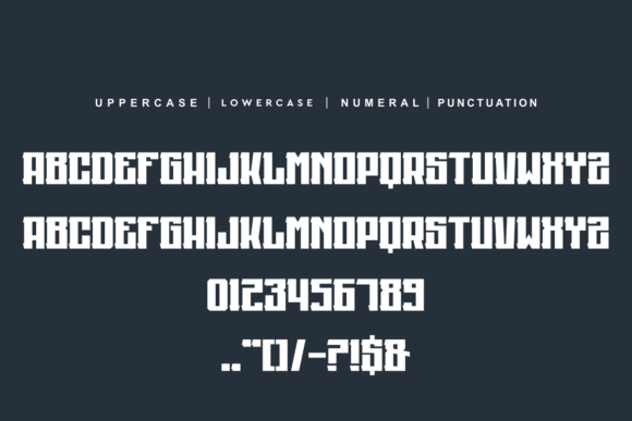 Merokan Font PNG with transparent background - Preview 3